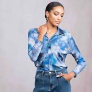 Button Up A46290 Women's Blouse